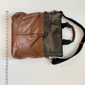 Coach camouflage messenger bag